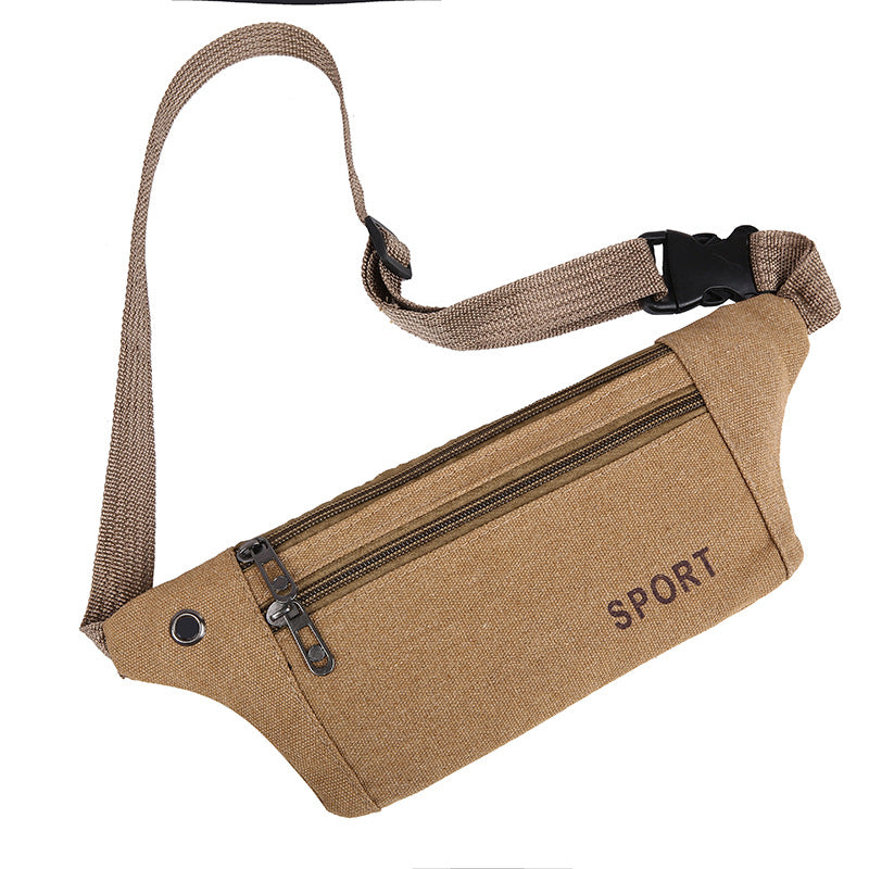 Wholesale Men's waist bag outdoor mountaineering cycling climbing mobile phone bag crossbody chest bag